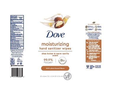 Dove Sanitizer Wipes Shea (Dove Sanitizer Wipes Shea)